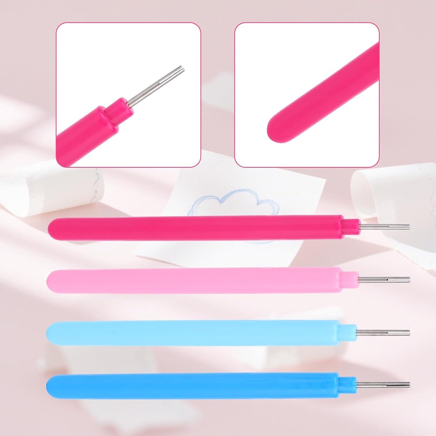 4 Herramientas de Quilling BOXOB para Flores de Papel DIY