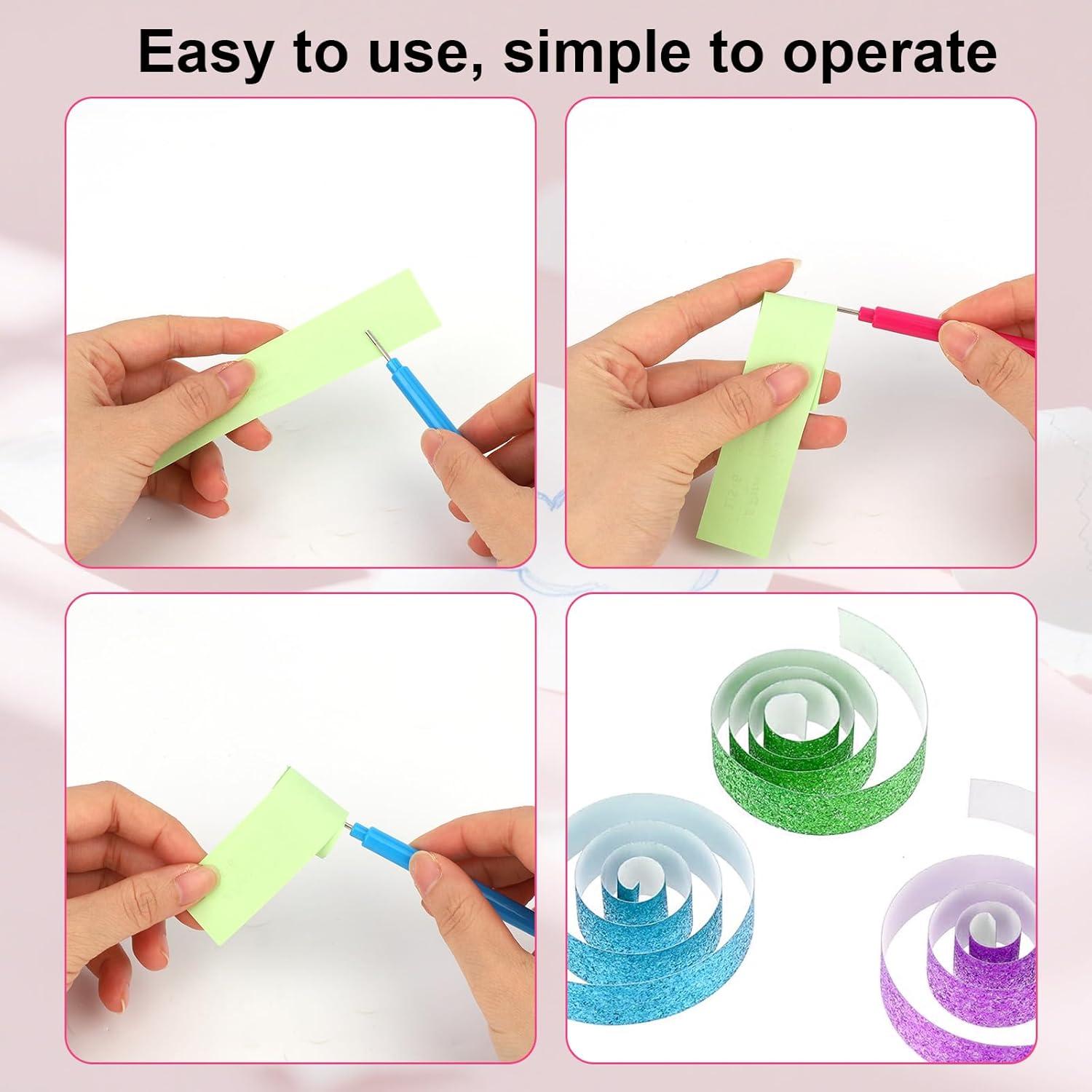 4 Herramientas de Quilling BOXOB para Flores de Papel DIY