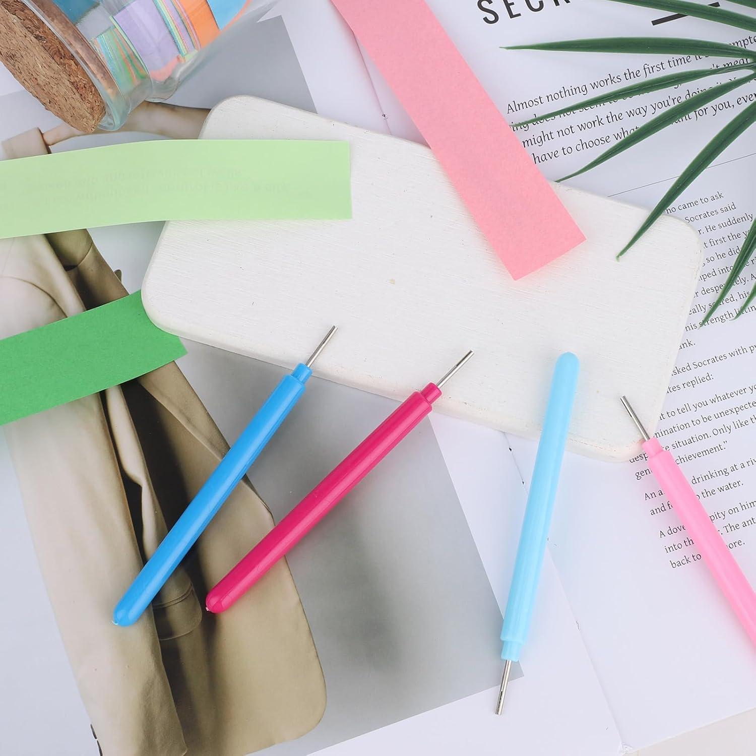 4 Herramientas de Quilling BOXOB para Flores de Papel DIY