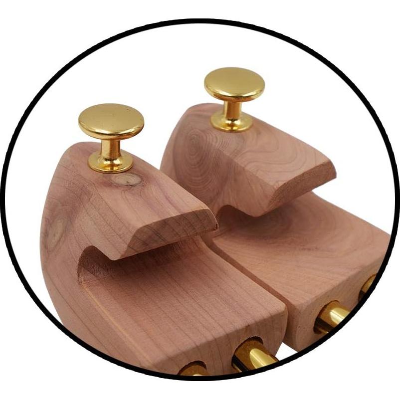 Árboles de Zapatos de Madera de Cedro Rojo para Hombres 7-14
