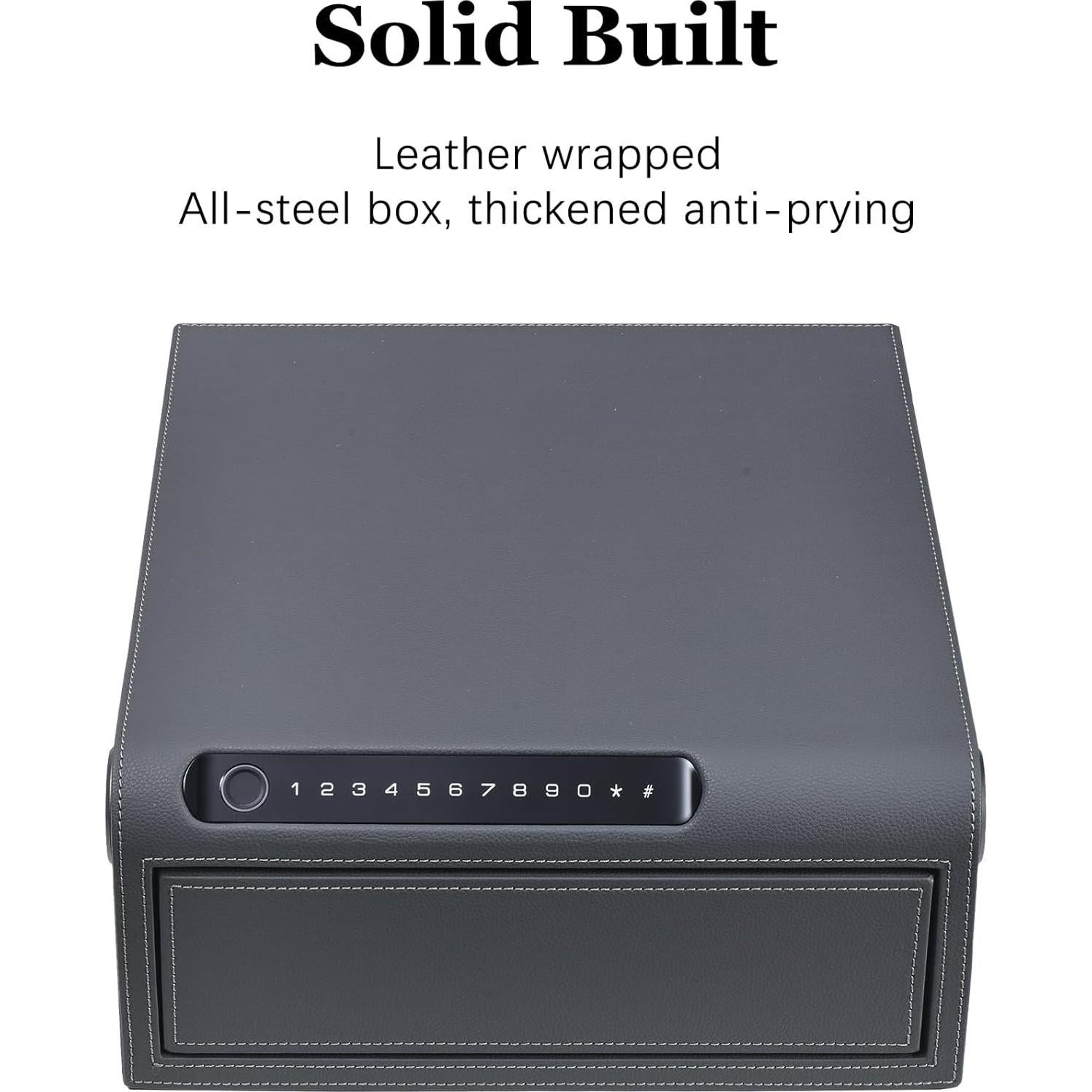 Caja Fuerte Biométrica VALINIRT para Joyería y Pistolas - Gris