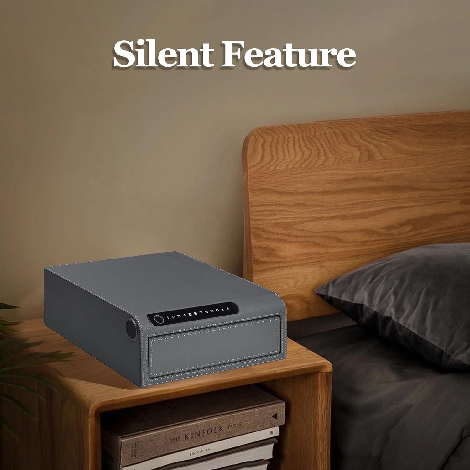 Caja Fuerte Biométrica VALINIRT para Joyería y Pistolas - Gris