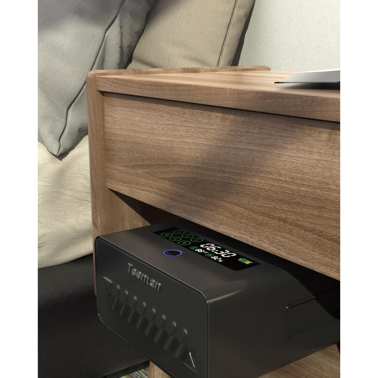 Caja Fuerte Deslizante Teentan para 2 Pistolas con Huella Biométrica