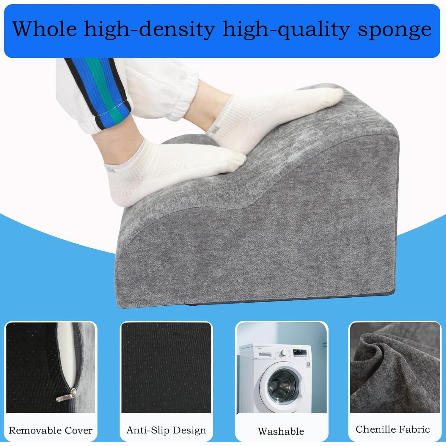 Reposapiés ergonómico Opy Tikar gris oscuro 40x40x25 cm