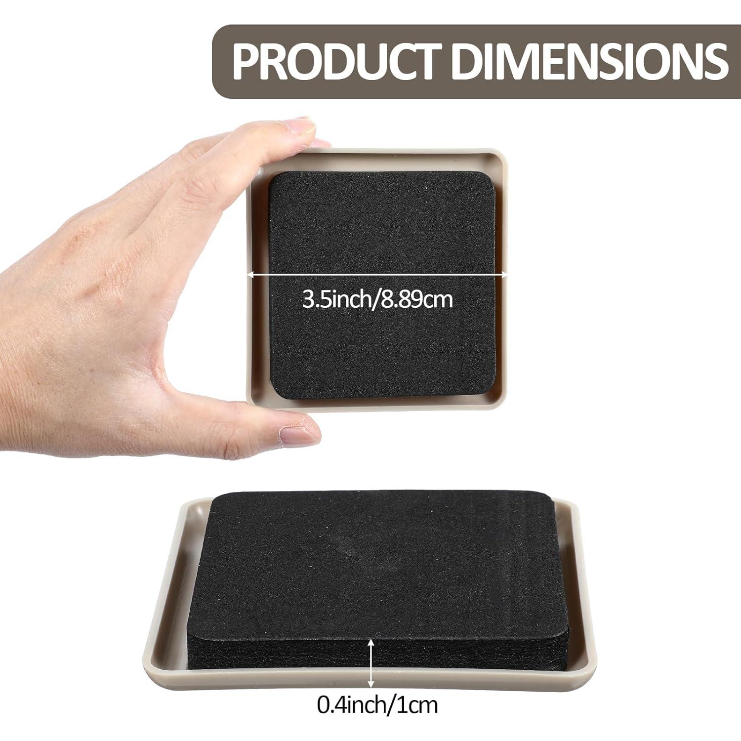 Deslizadores de Muebles Lemecima 20pcs 8.89cm para Alfombra