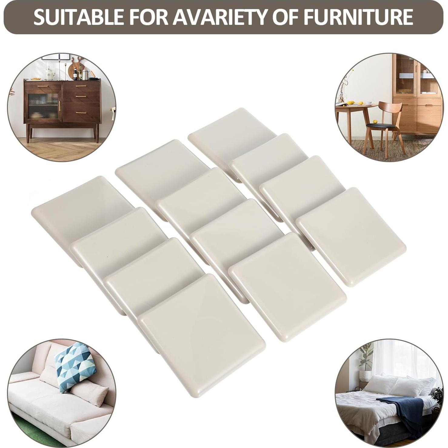 Deslizadores de Muebles Lemecima 20pcs 8.89cm para Alfombra