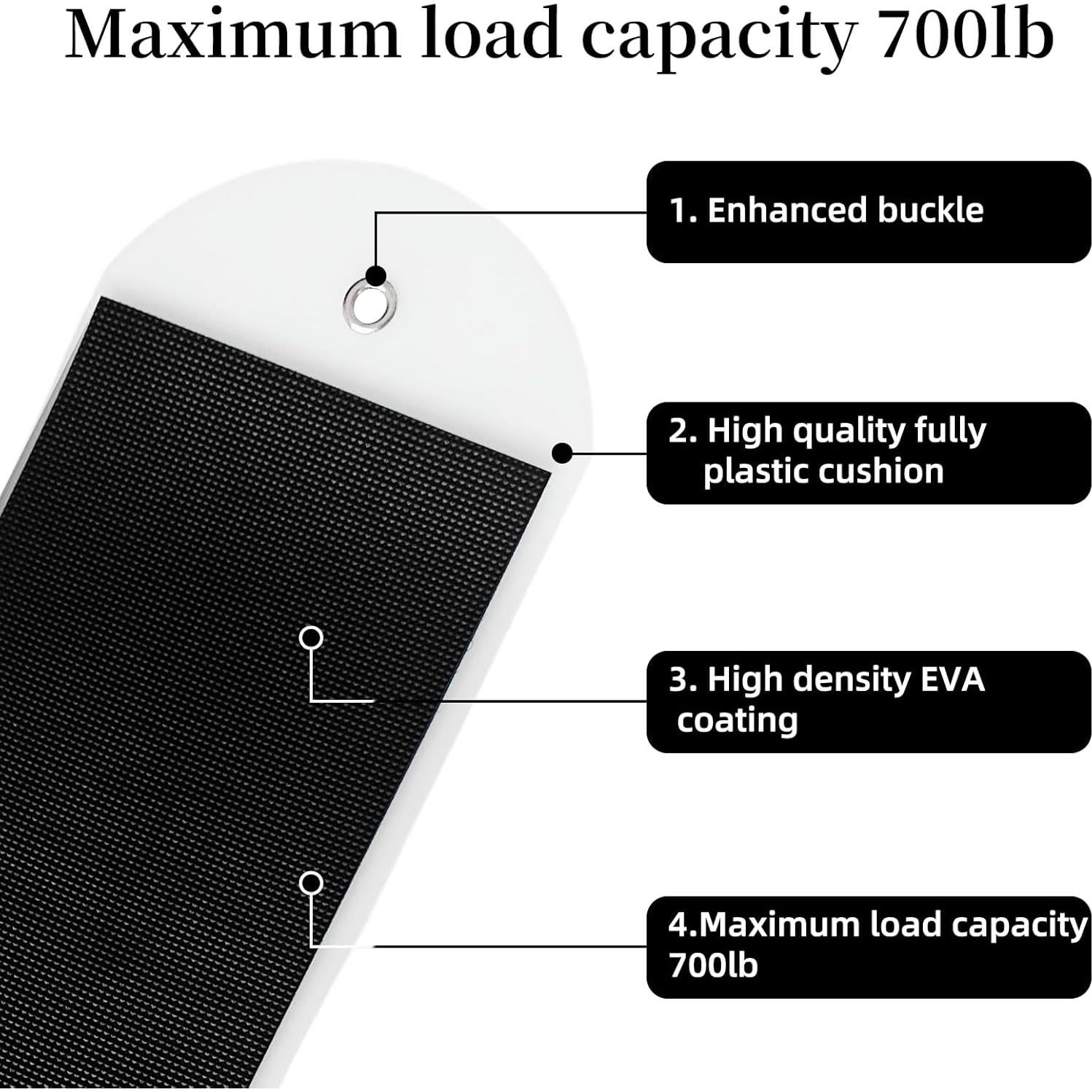 Deslizadores de Muebles Yunihome 2-Pack 300kg para Alfombra/Dura