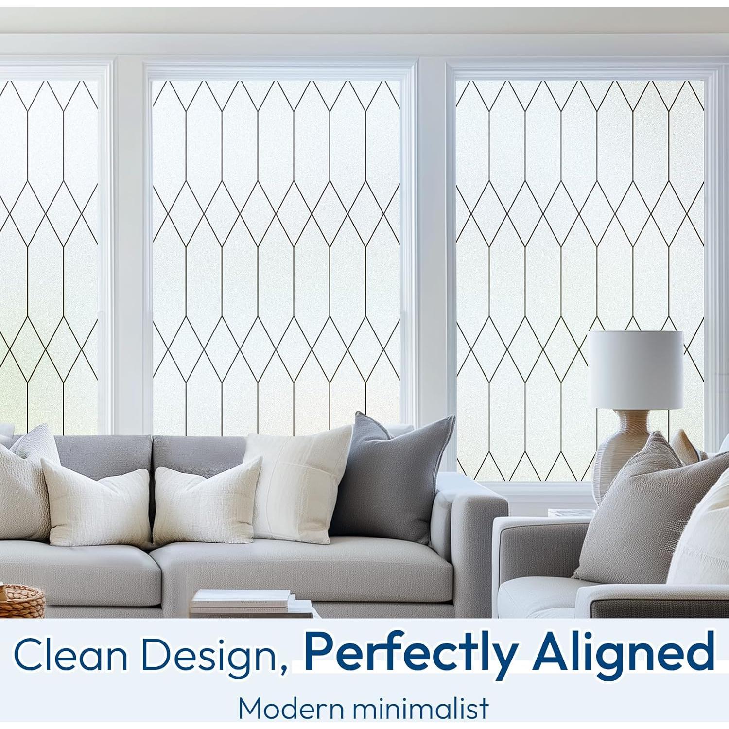 Película de Privacidad Esmerilada rabbitgoo 44.5x199.8 cm