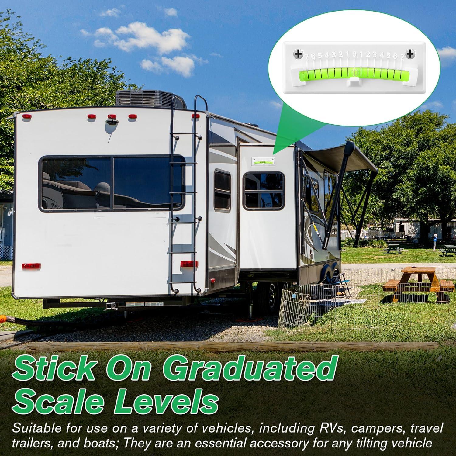 Nivel de Burbuja HooLing para RV - 2 Paquete, Alta Visibilidad