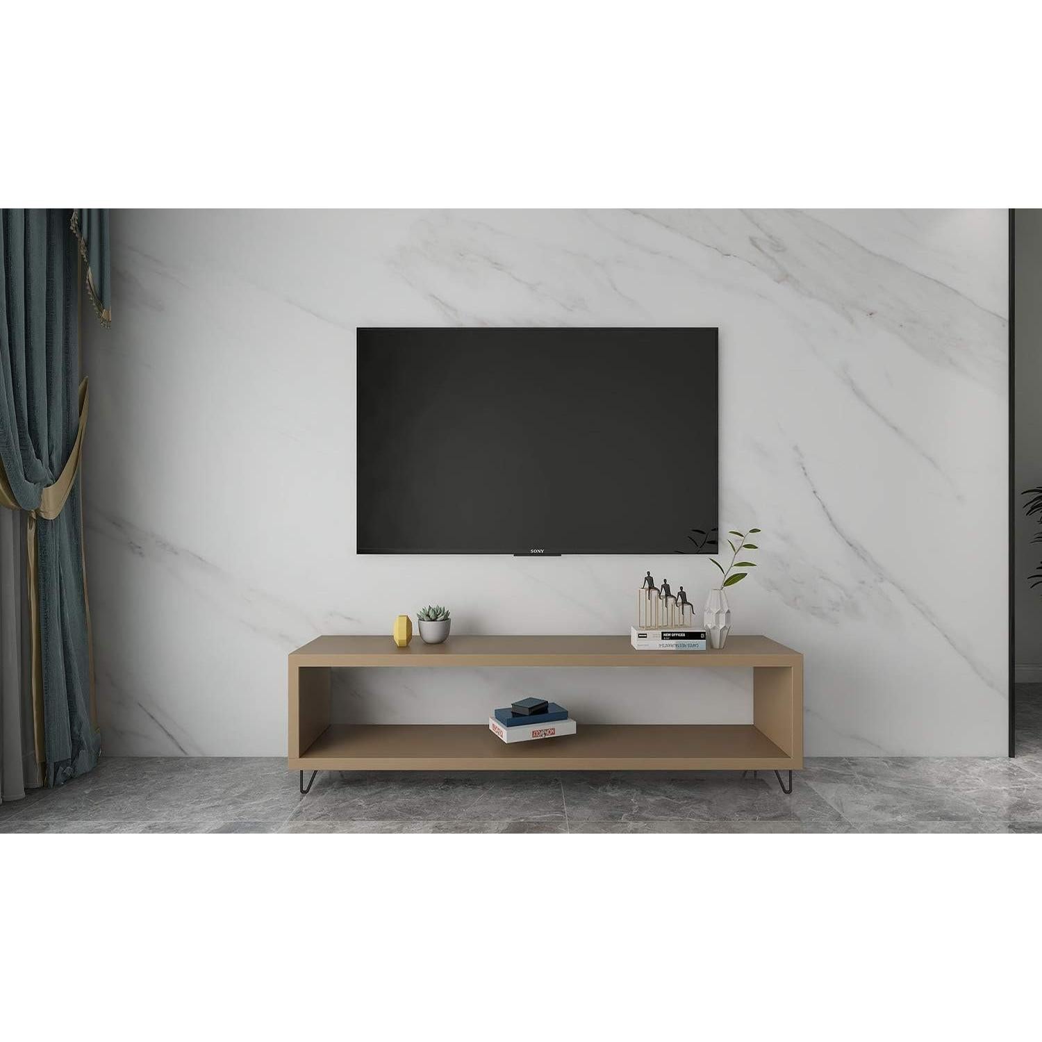 Patas de Mueble Trapezoidales Osring 30.48 cm Acero Negro 4pcs