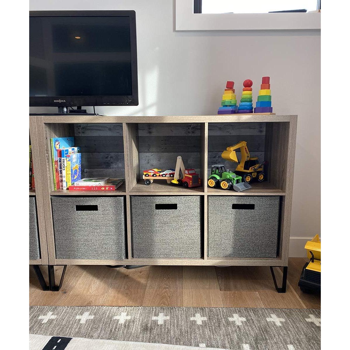 Patas de Mueble Trapezoidales Osring 30.48 cm Acero Negro 4pcs