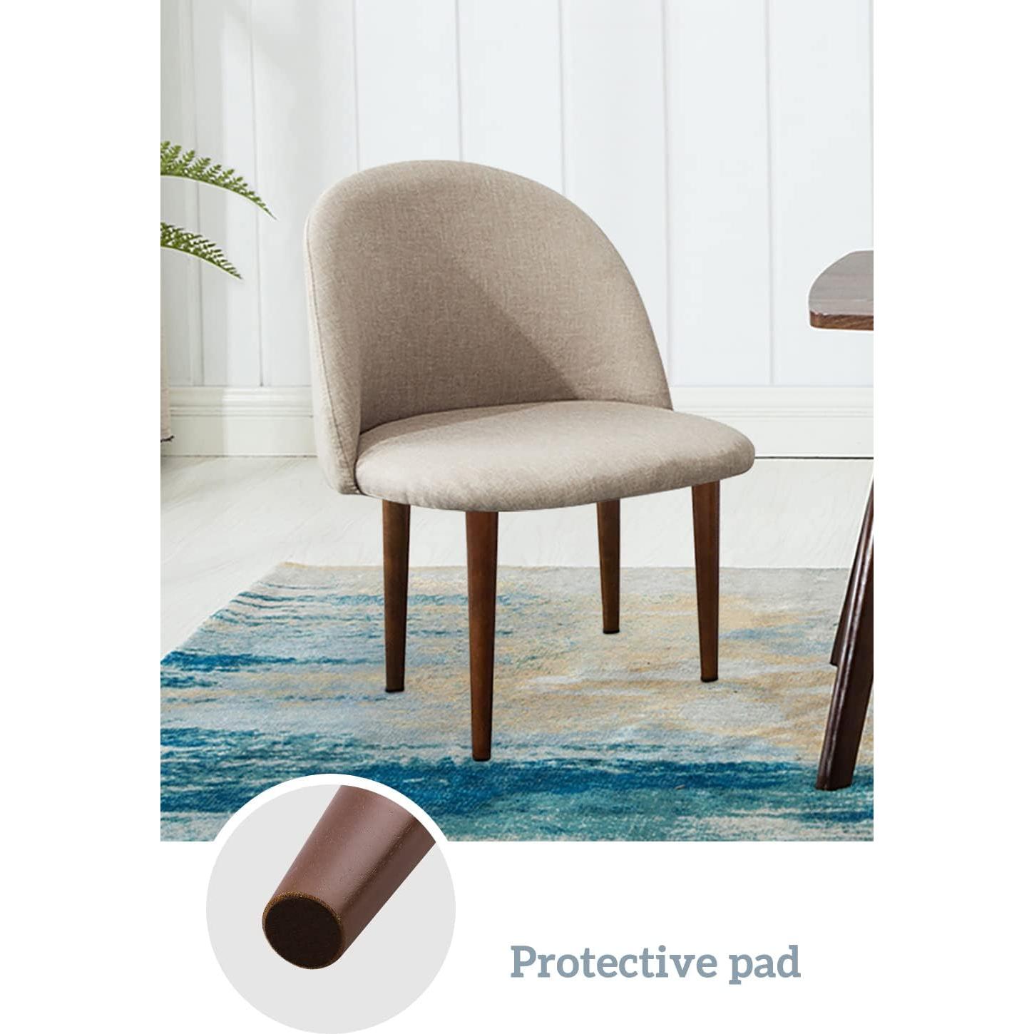 Patas de Muebles GOSCHE 30.48 cm Madera Nogal Juego de 4