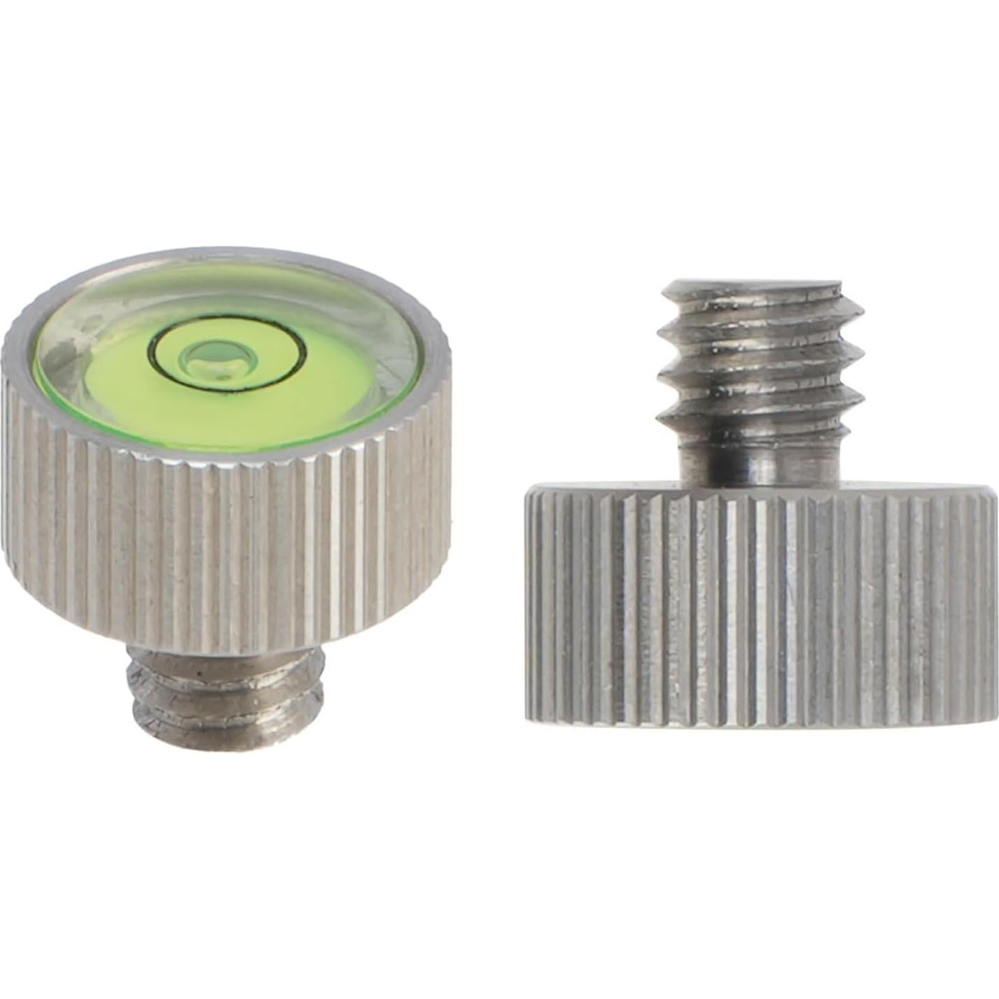 Paquete de 2 Niveles de Burbuja FocusFoto Acero Inoxidable