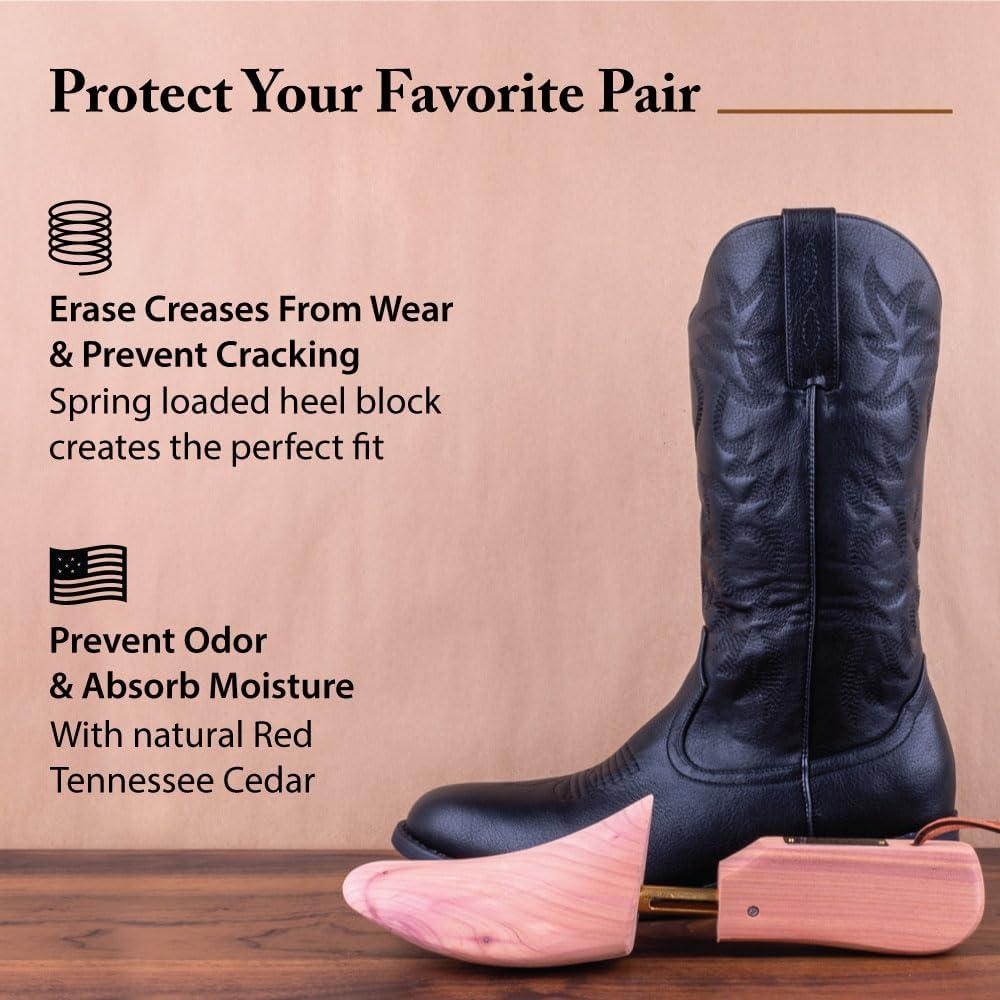 Árboles para Botas de Cedro FootFitter - 2 Piezas Talla Grande