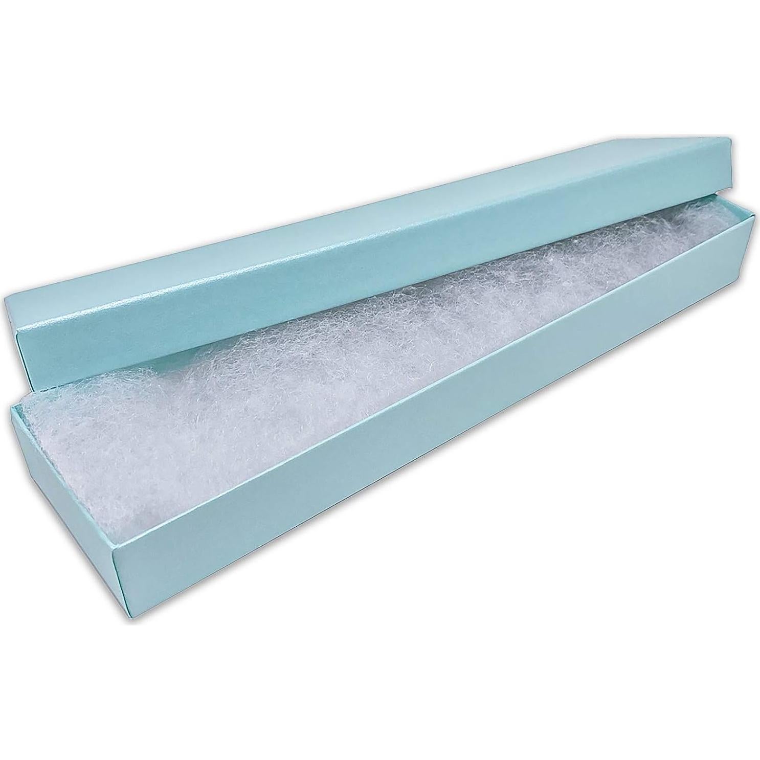 Cajas de Joyería de Cartón TheDisplayGuys - 100 Unidades Perla Teal