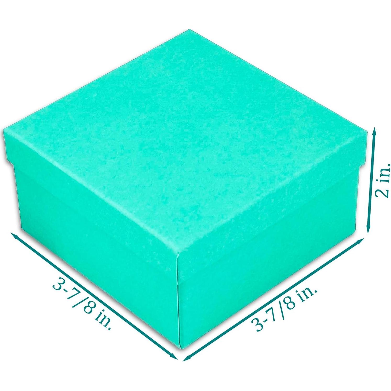 Cajas de Joyería de Cartón TheDisplayGuys - 100 Unidades 9.9x9.9x5.1cm