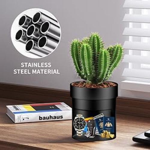 Maceta de Seguridad Oculta Sdstone 2 Pack con Cerradura Llave