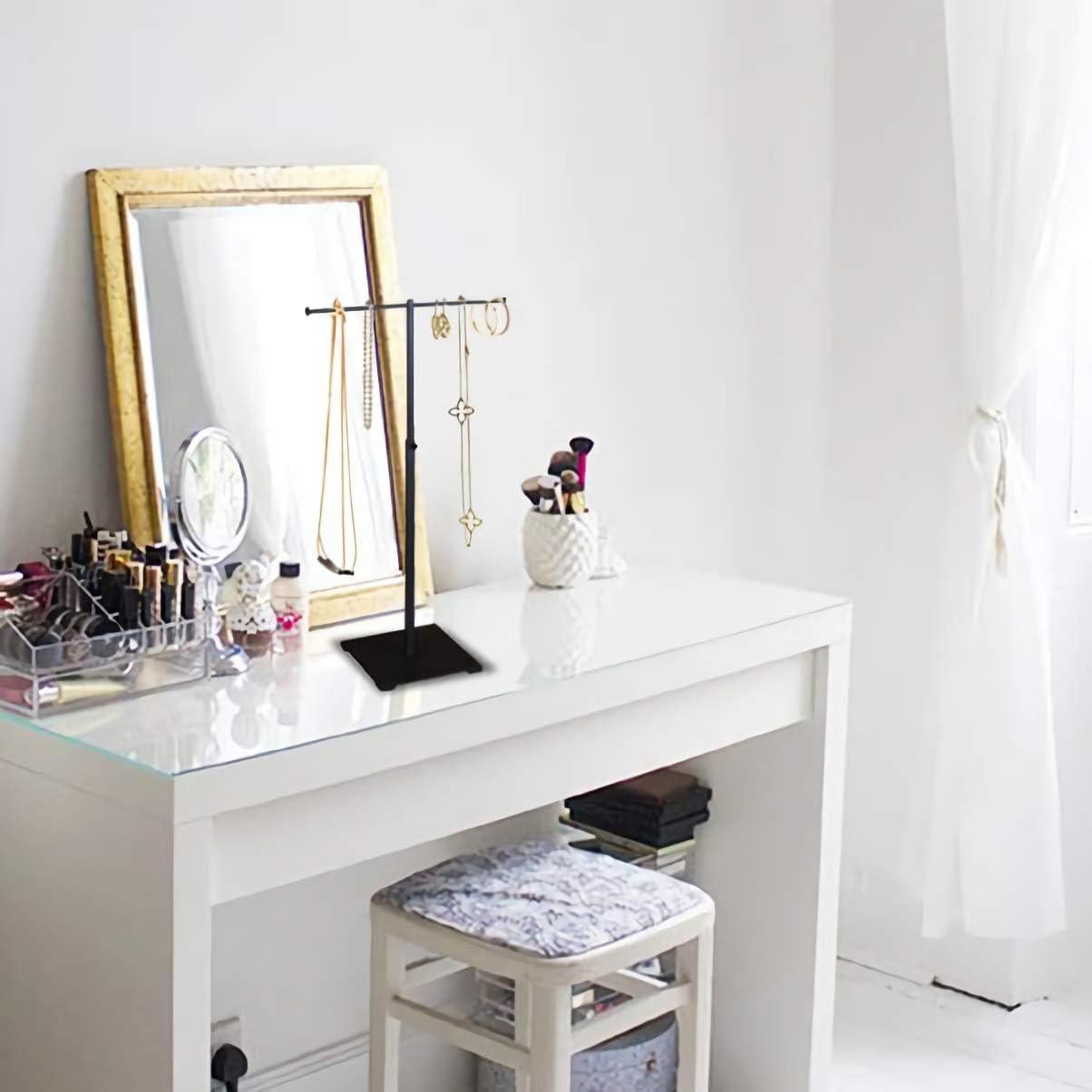 Soporte para Joyería Ajustable HK Fixtures Cromo 1 Nivel