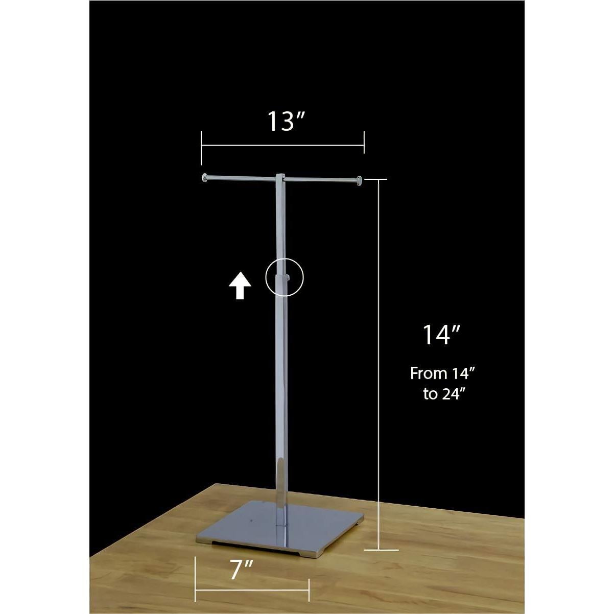 Soporte para Joyería Ajustable HK Fixtures Cromo 1 Nivel