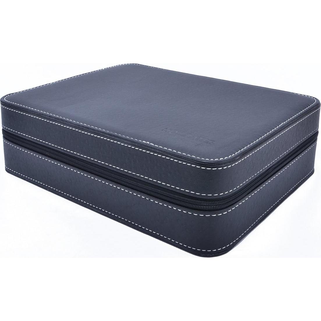 Caja de Reloj Portátil Homeater 10 Compartimentos Negra