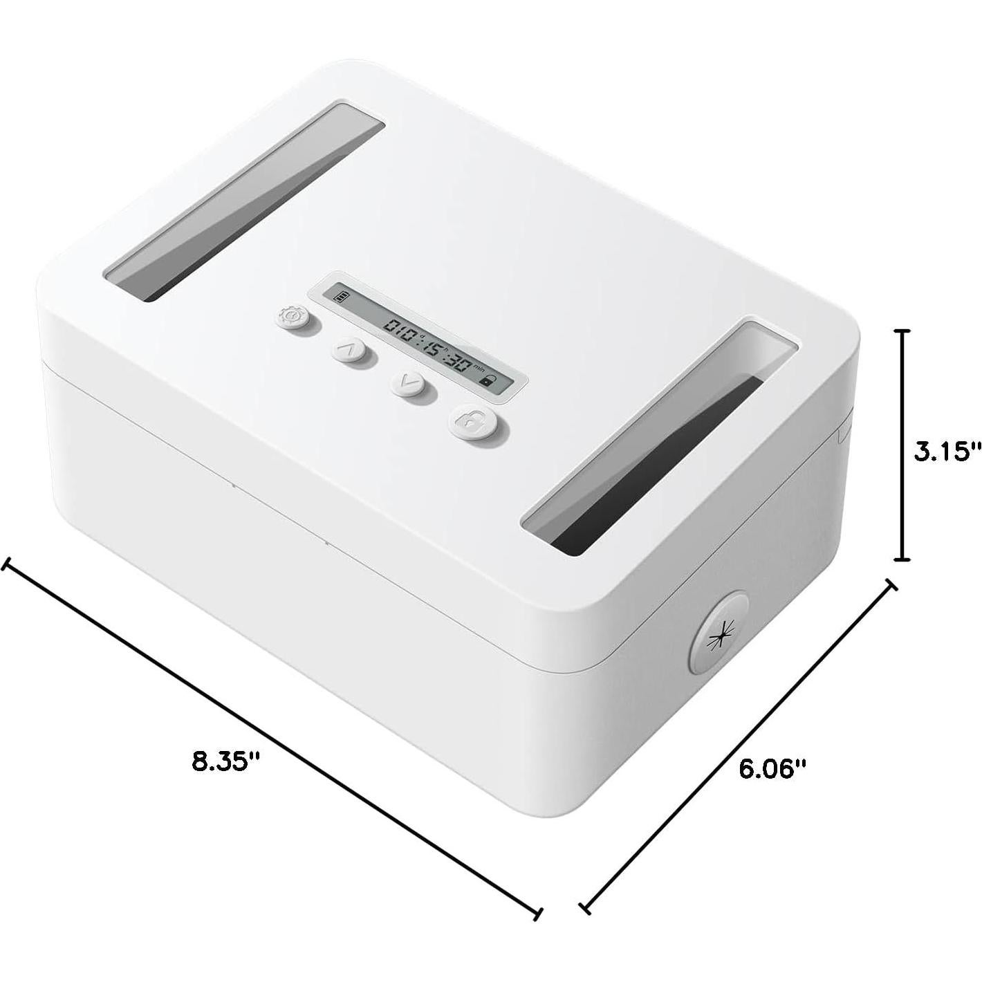 Caja de Seguridad Temporal Vaydeer, Metal, 21.3x15.5x8.1 cm