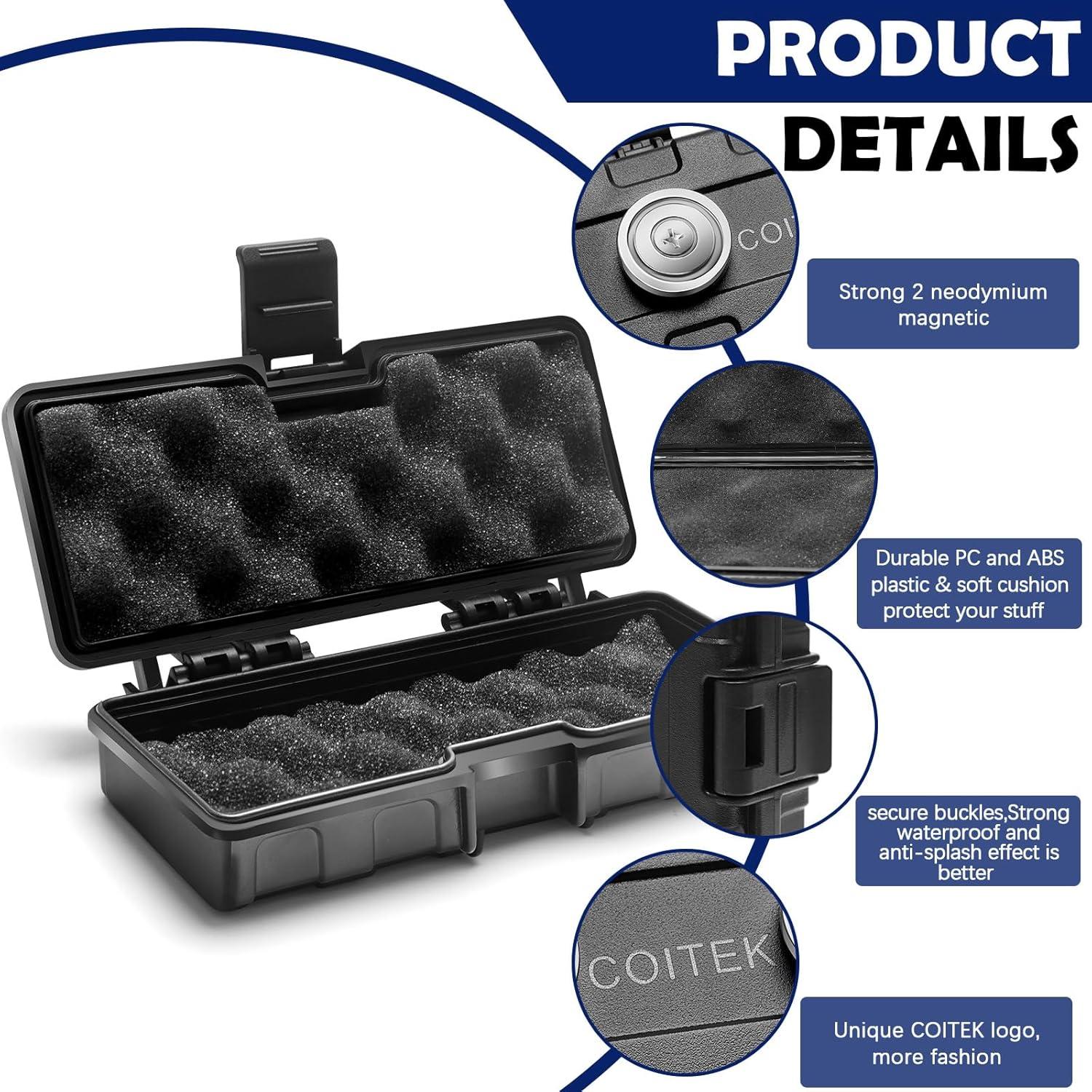 Caja de Llave Magnética COITEK - Impermeable y Duradera - 16.68x13.21cm