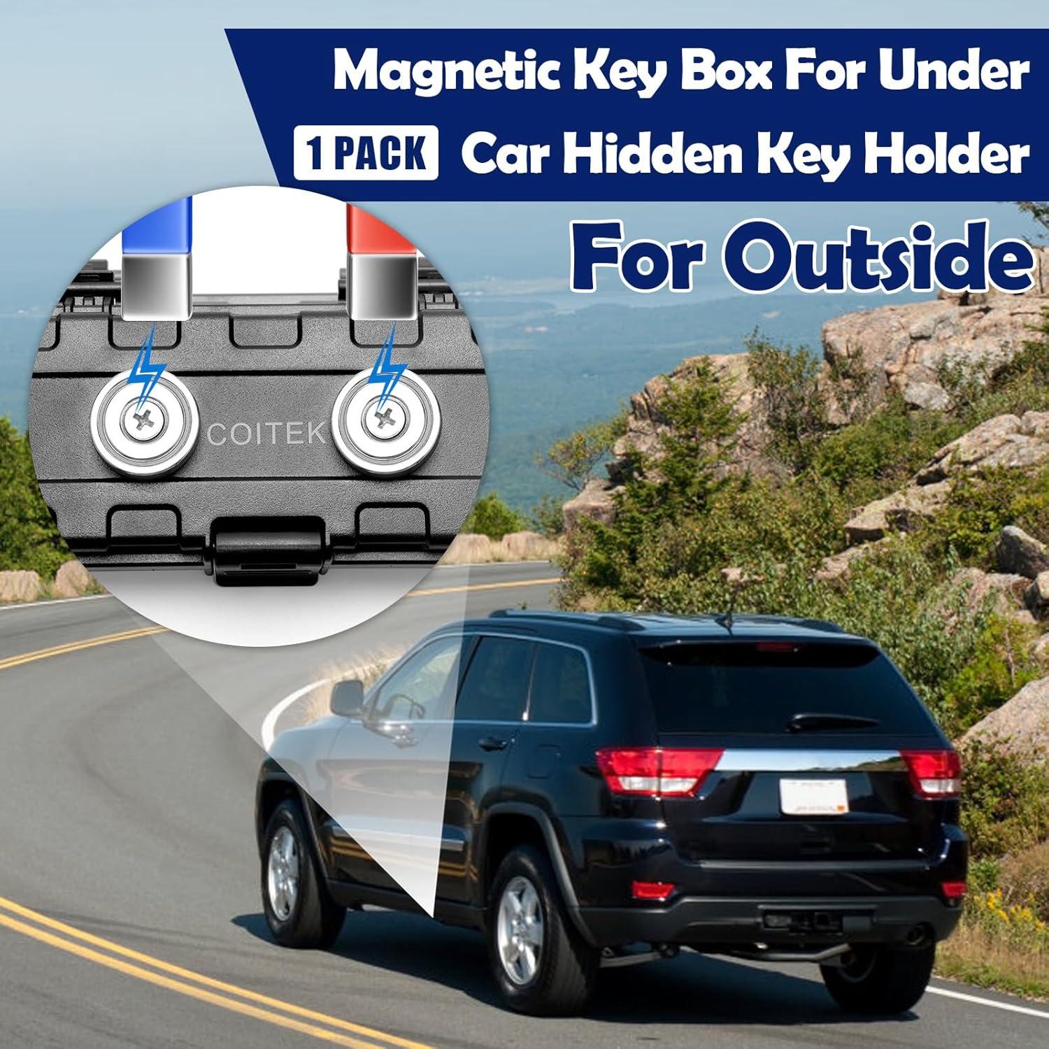 Caja de Llave Magnética COITEK - Impermeable y Duradera - 16.68x13.21cm