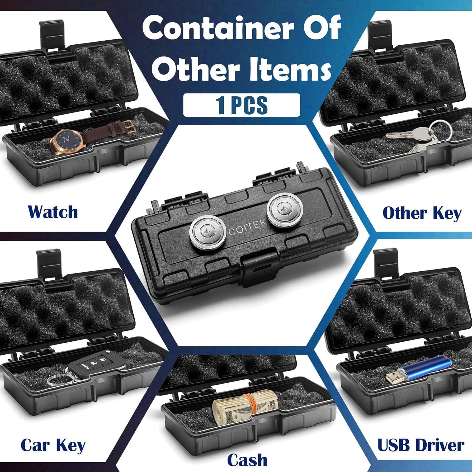 Caja de Llave Magnética COITEK - Impermeable y Duradera - 16.68x13.21cm