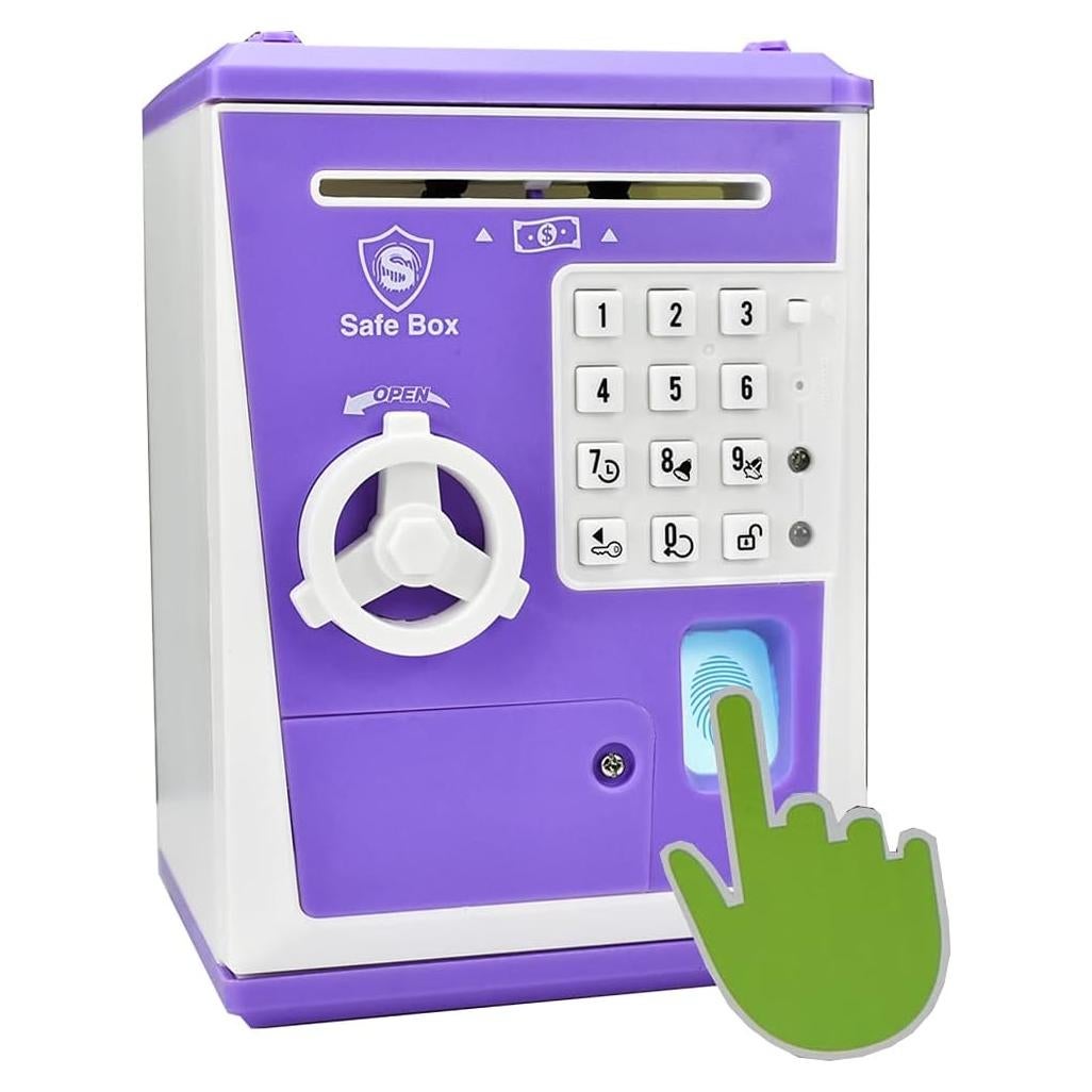 Caja Fuerte Electrónica de Juguete LIKE G982 Púrpura