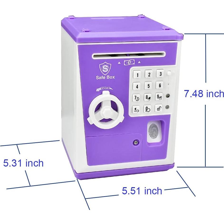 Caja Fuerte Electrónica de Juguete LIKE G982 Púrpura