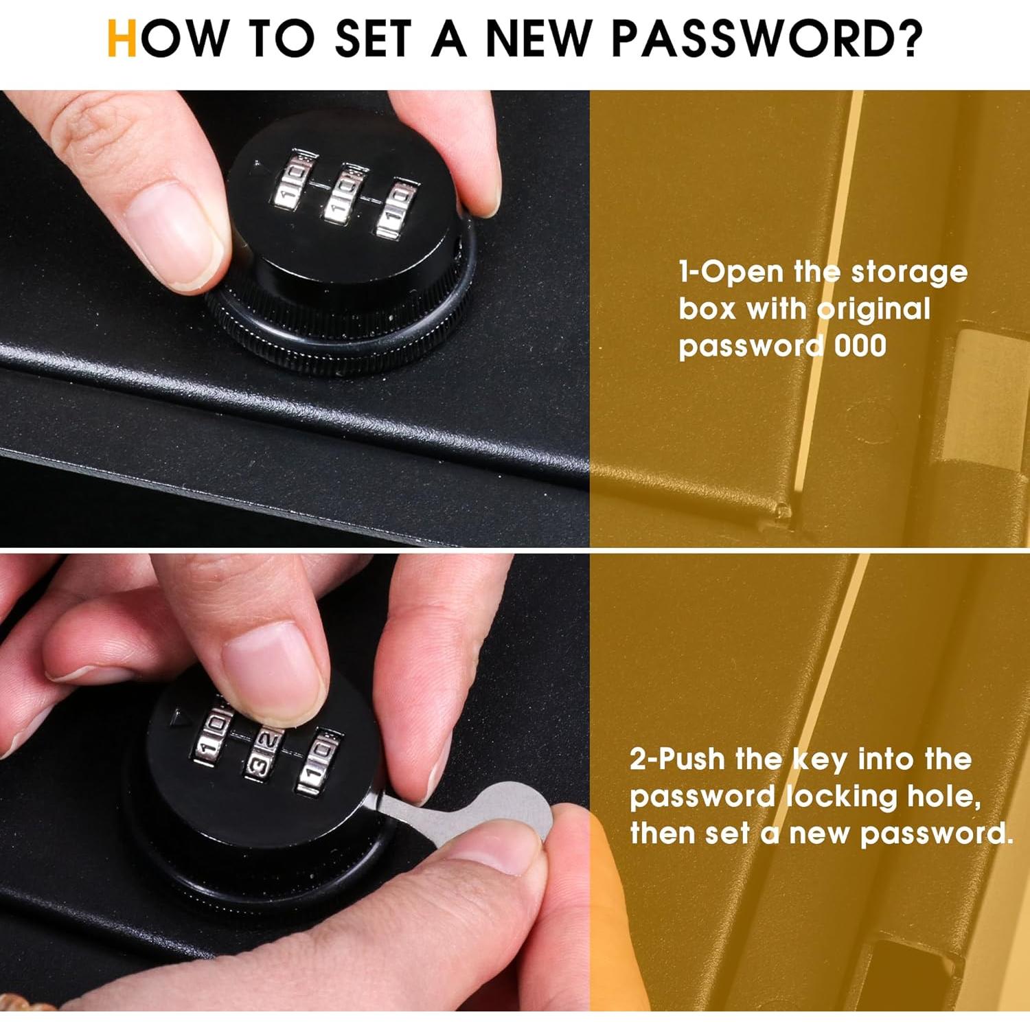 Caja de Seguridad BESTAOO para Consola Central Ford F150 2021-2024