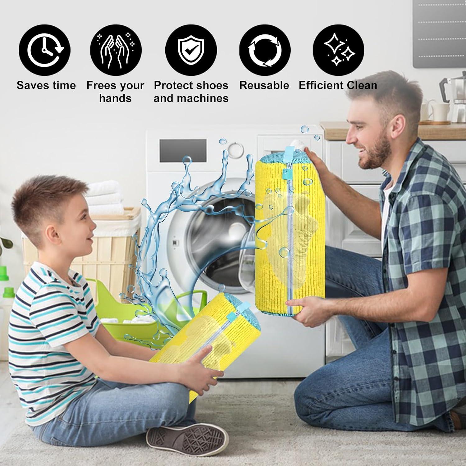 Bolsa de Lavado para Zapatos UBEIYI 2PCS Nylon Amarillo