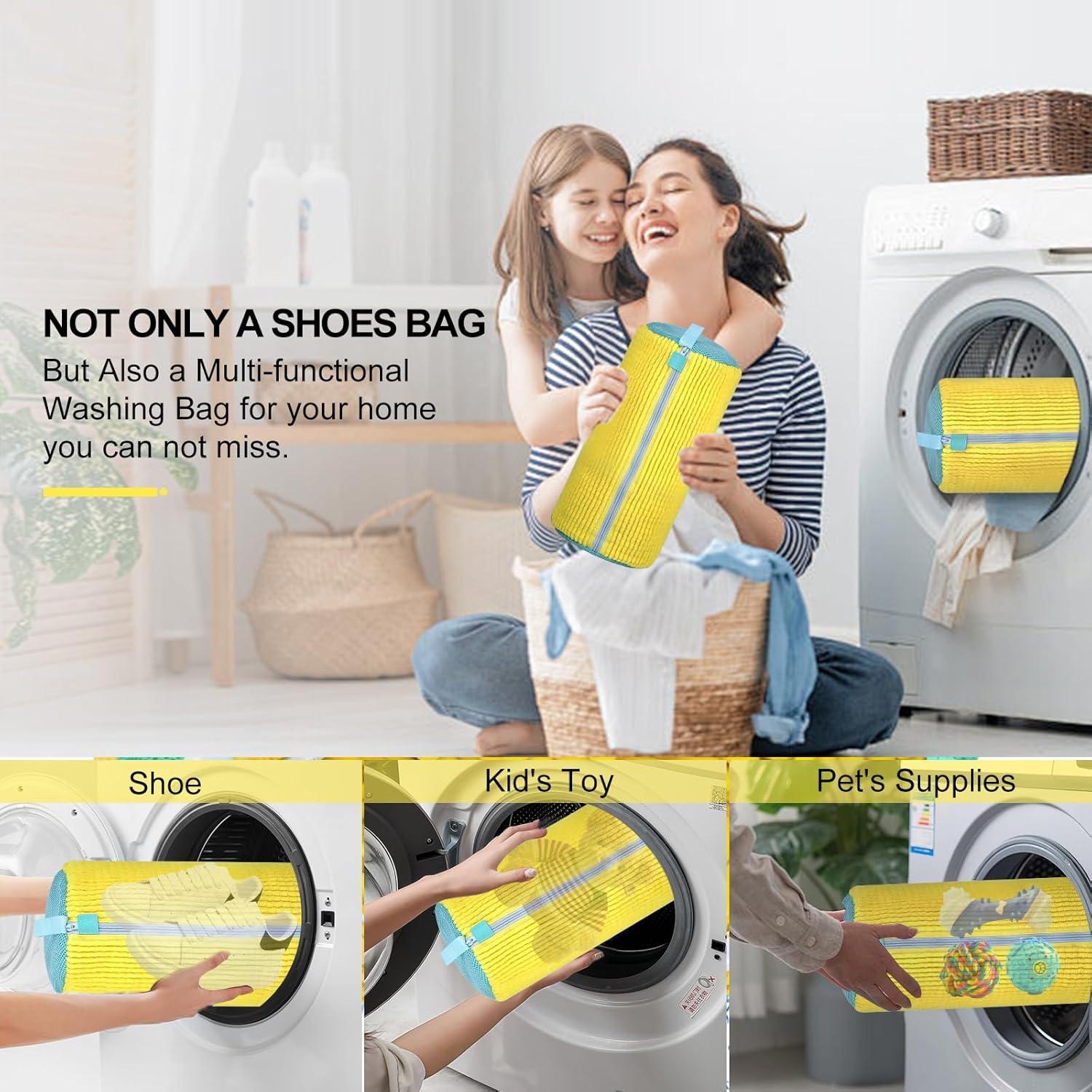 Bolsa de Lavado para Zapatos UBEIYI 2PCS Nylon Amarillo