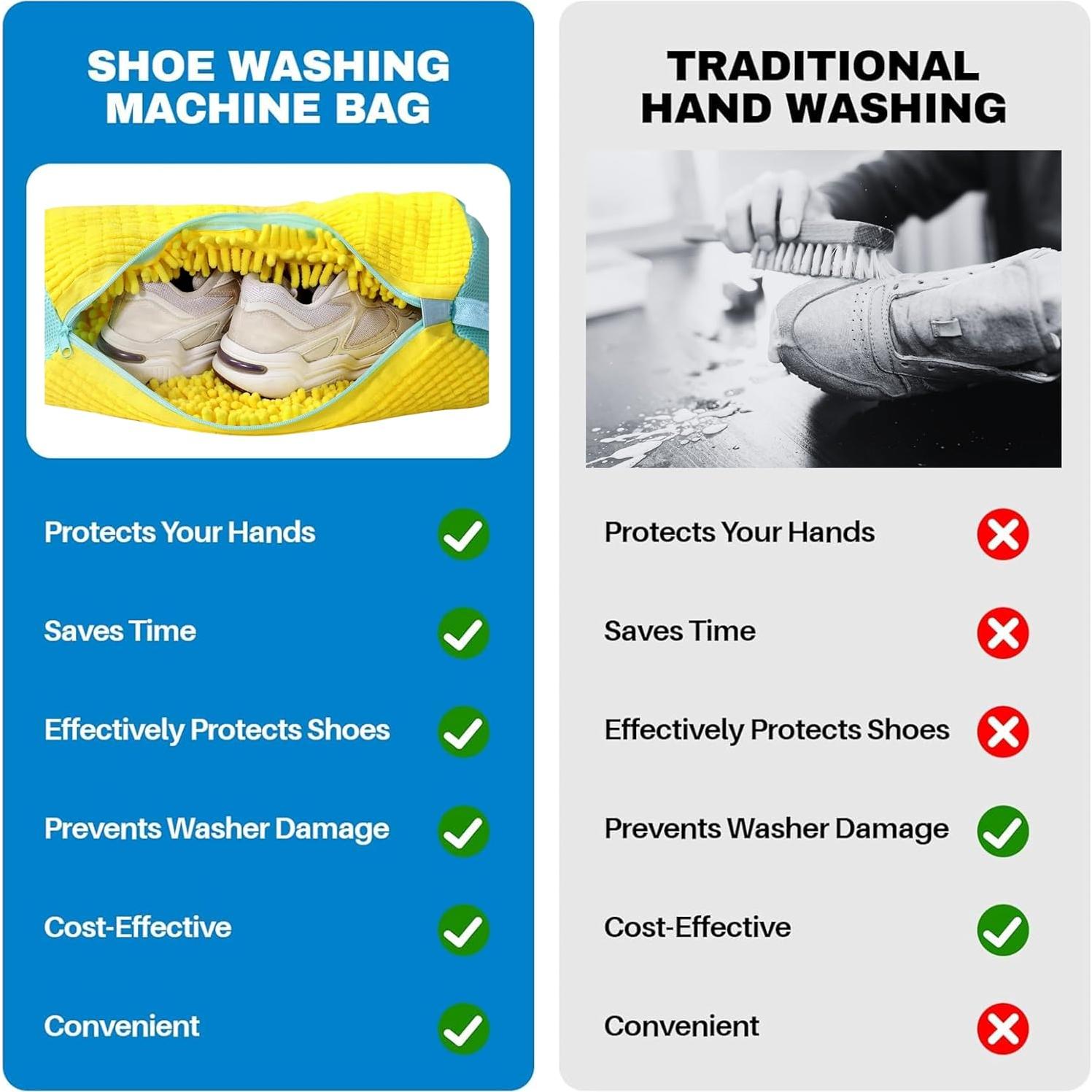 Bolsas de Lavado de Zapatos Cooksyne - Set de 2 Reutilizables