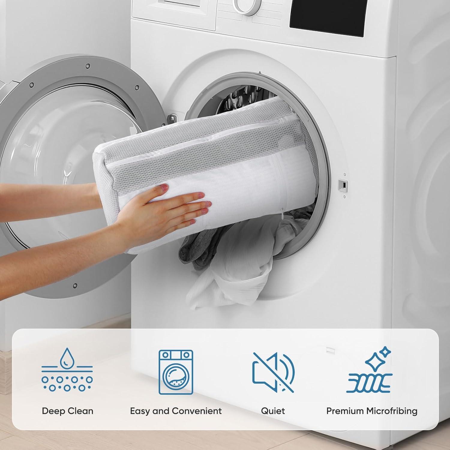 Bolsa de Lavado de Zapatos M-Better 2 Piezas Blanca