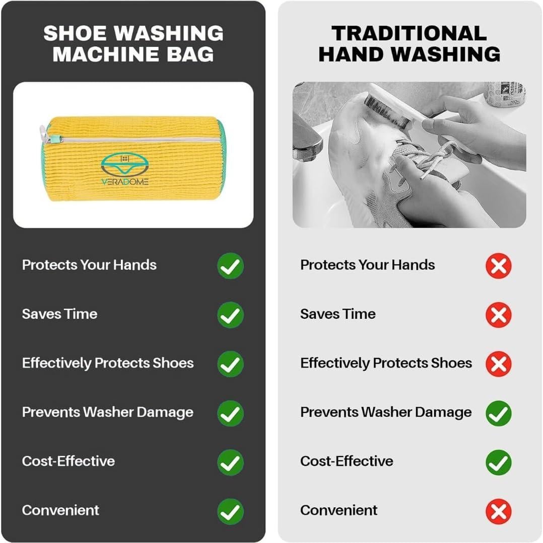 Bolsa de Lavado de Zapatos Veradome Reutilizable 2 Unidades