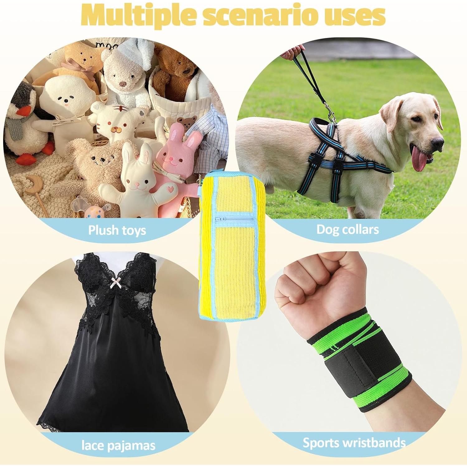 Bolsa de Lavado de Zapatos FNKJGS Amarilla 2 Pcs Reutilizable