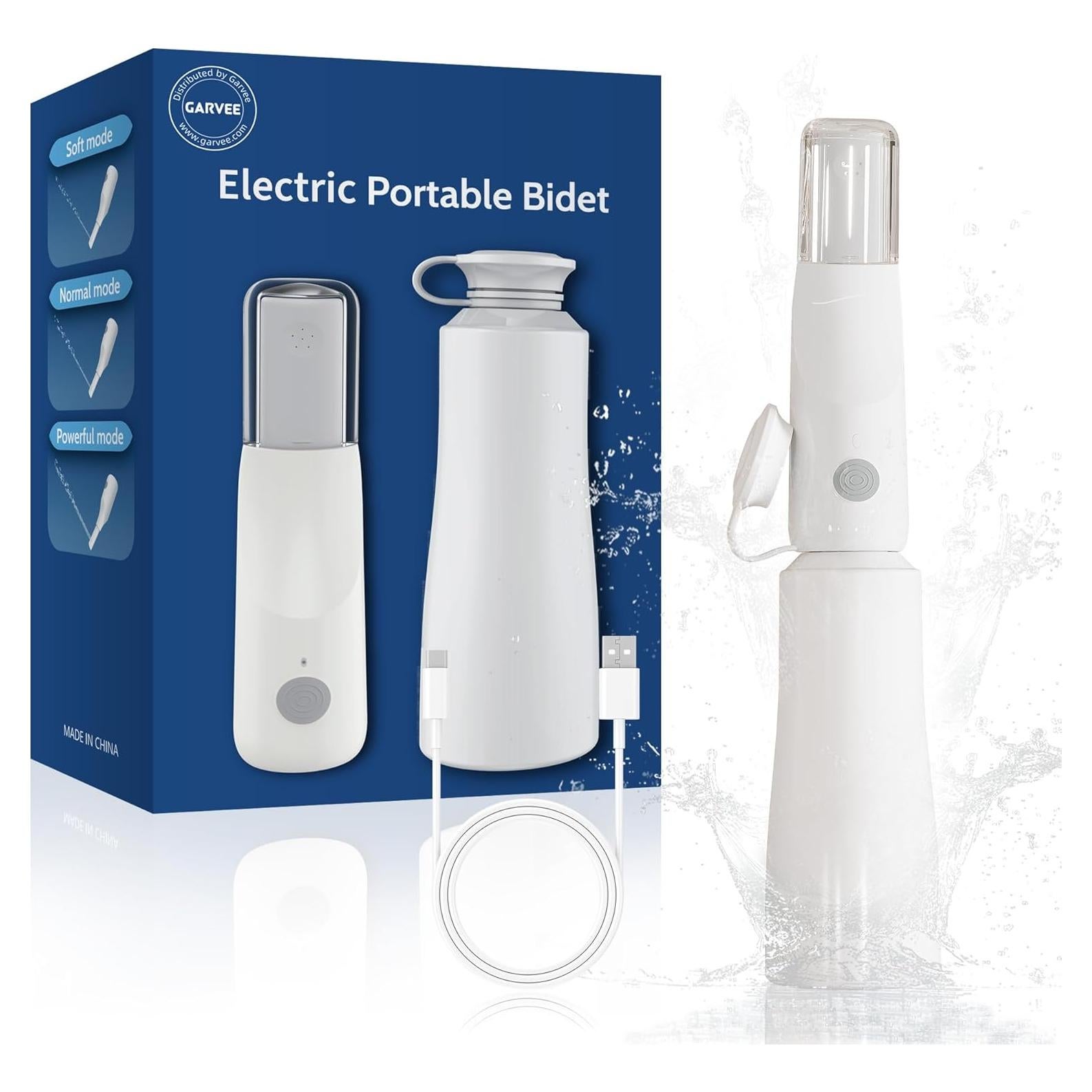 Bidet Eléctrico Portátil Homfan con 3 Niveles de Presión