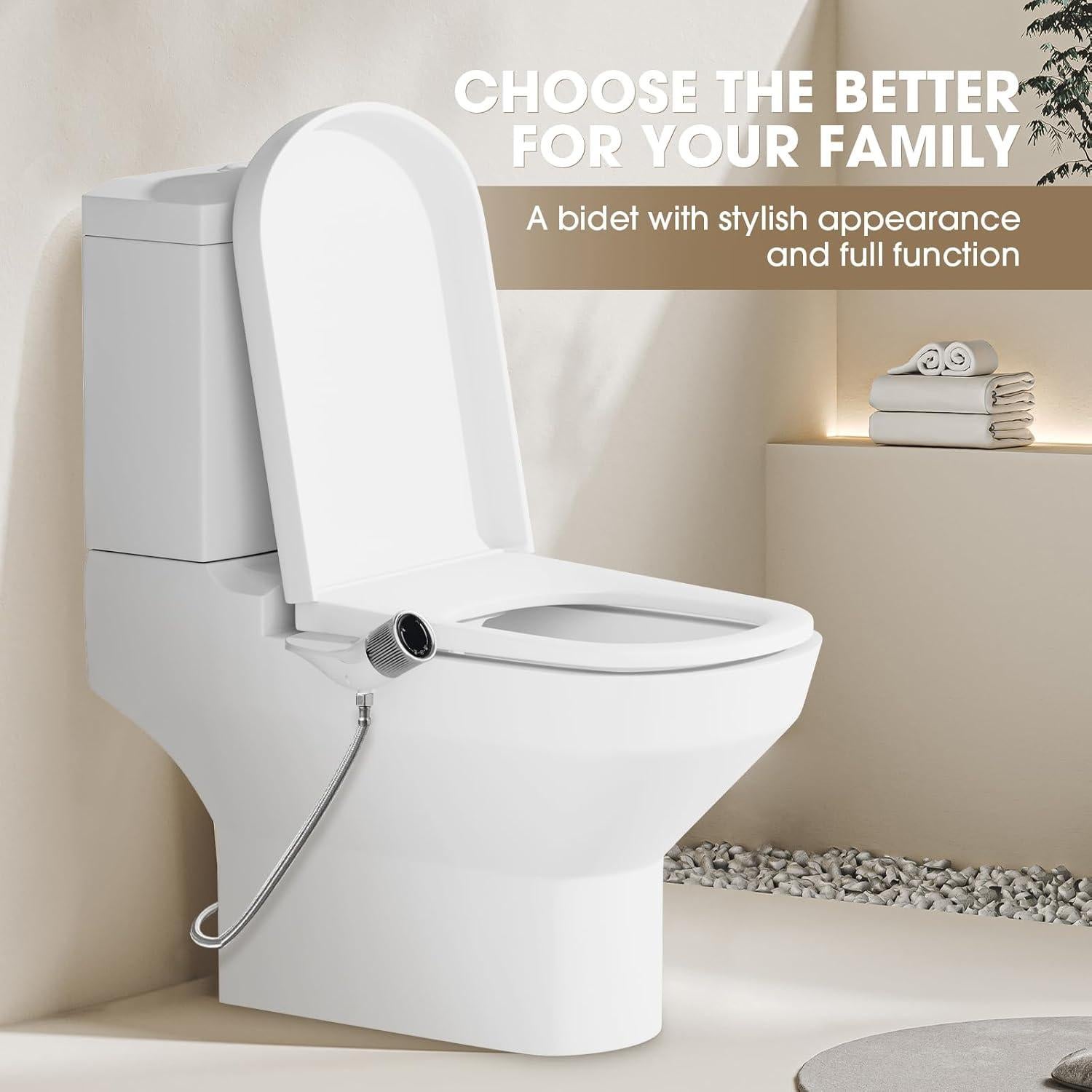 Accesorio de Bidet Mornwaen JSQ-506 Doble Boquilla Ajustable