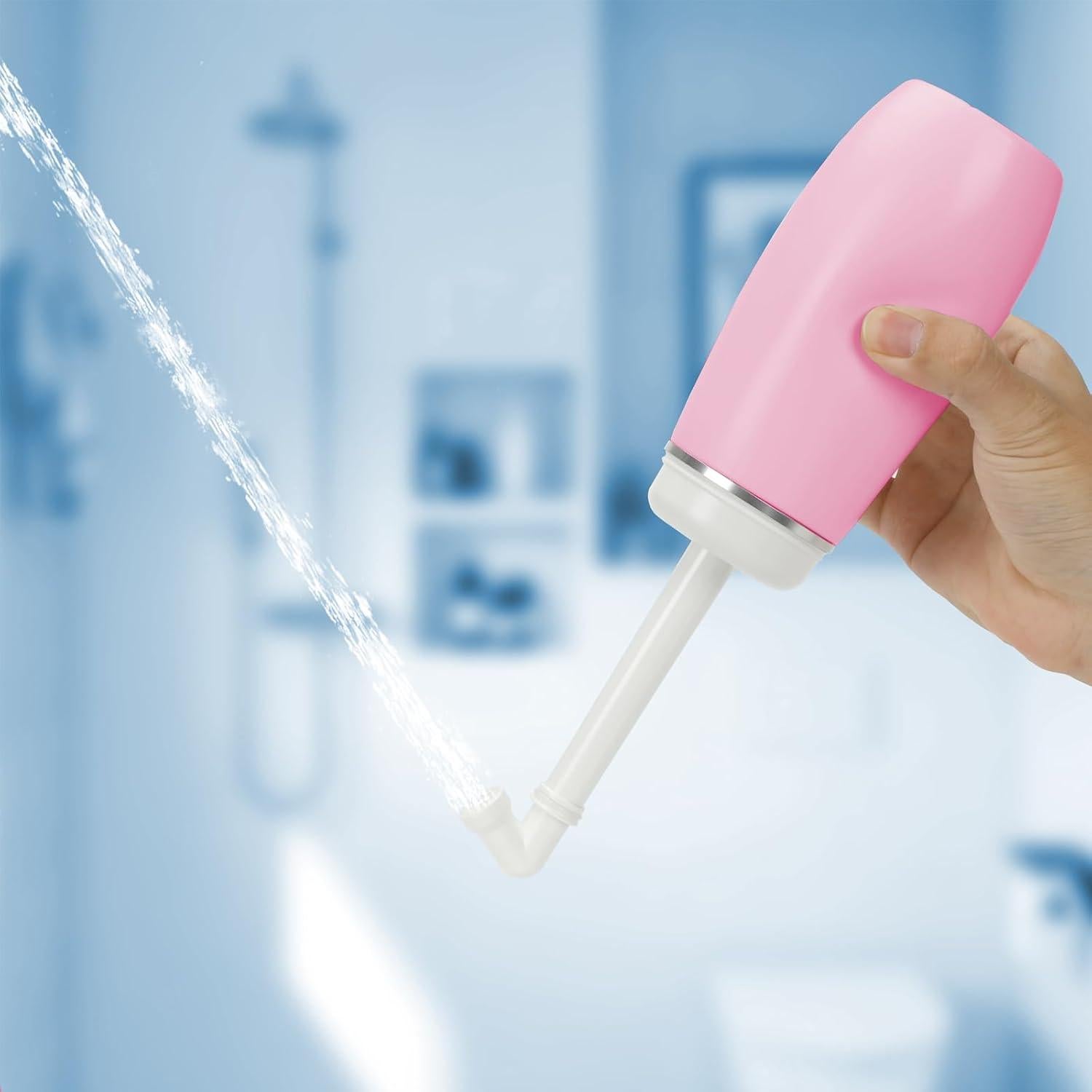 Bidet Portátil de Viaje The Iqbal Things 400ml Rosa