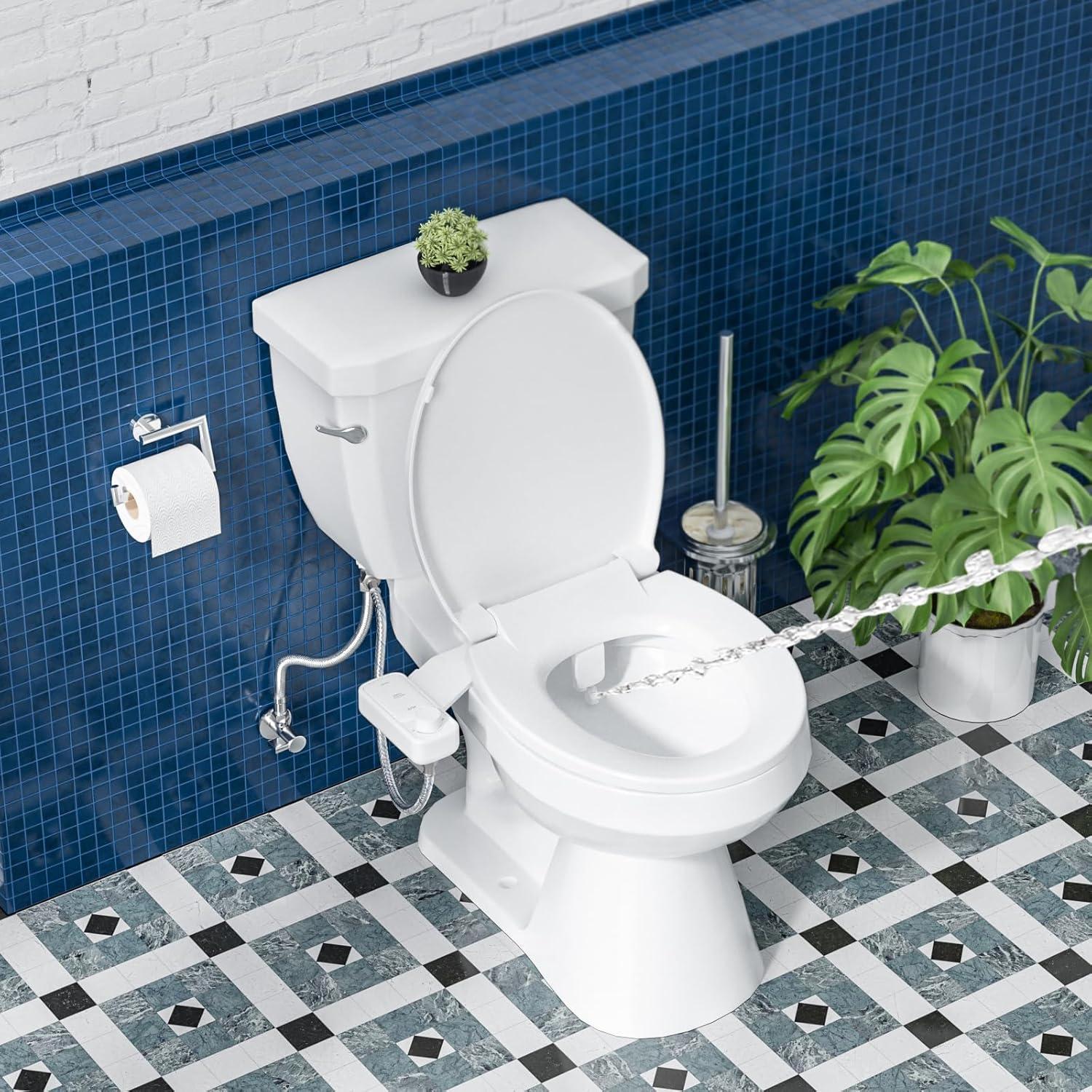 Bidet Clirass Ultra Delgado con Doble Boquilla Autolimpiante