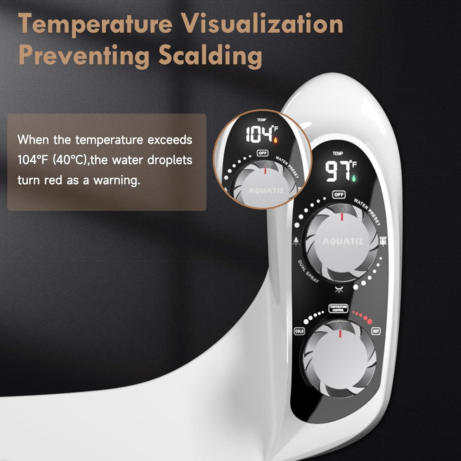 Accesorio de Bidet No Eléctrico Aquatiz con Manguera 2.4m