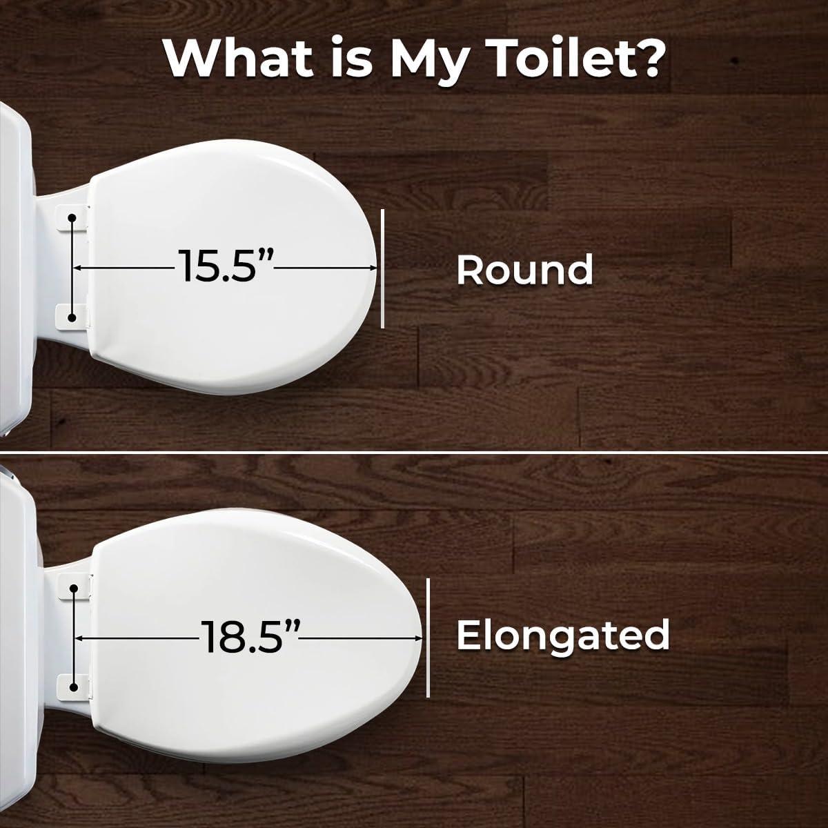 Asiento de Inodoro Bidet GenieBidet Redondo con Boquillas Ajustables