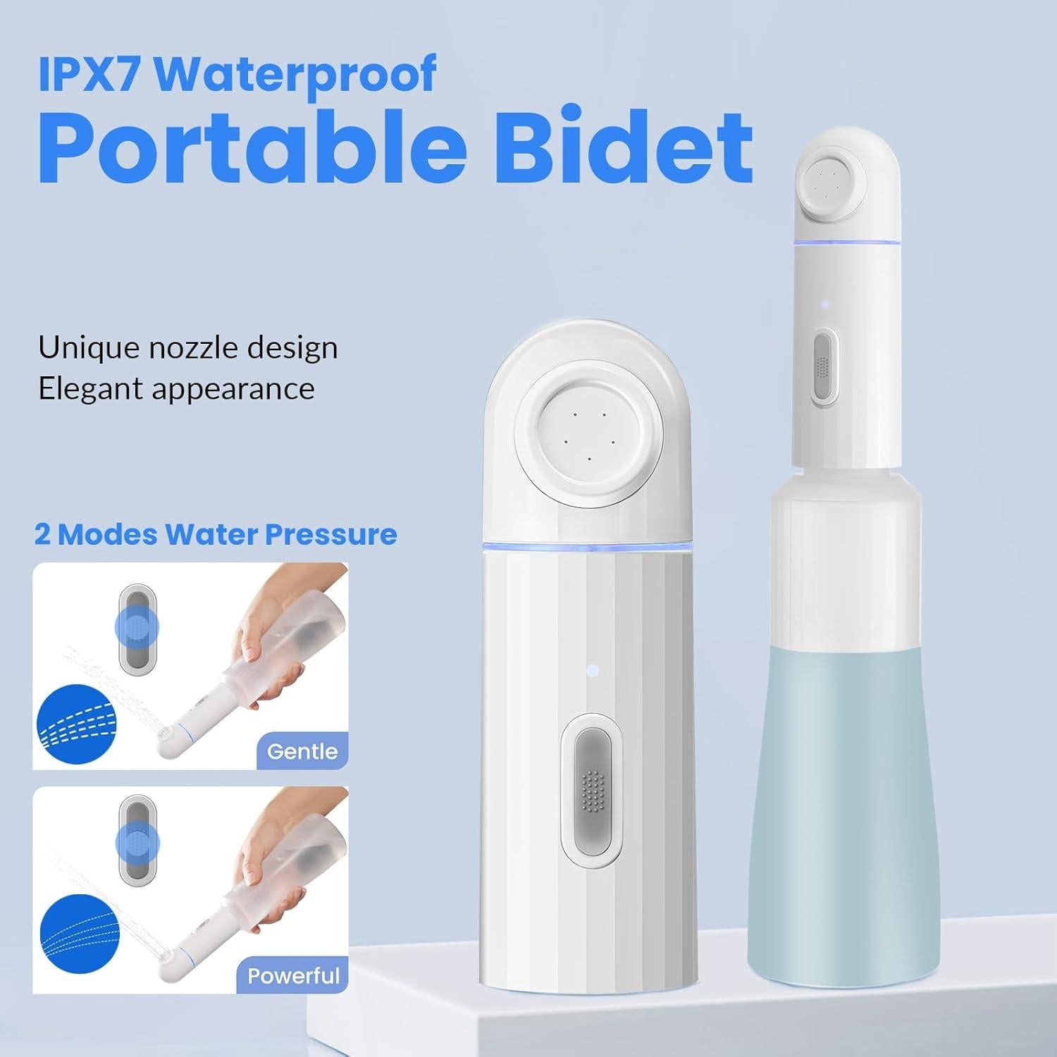 Bidet Portátil Eléctrico HYSHLC 350ML Recargable 2 Modos