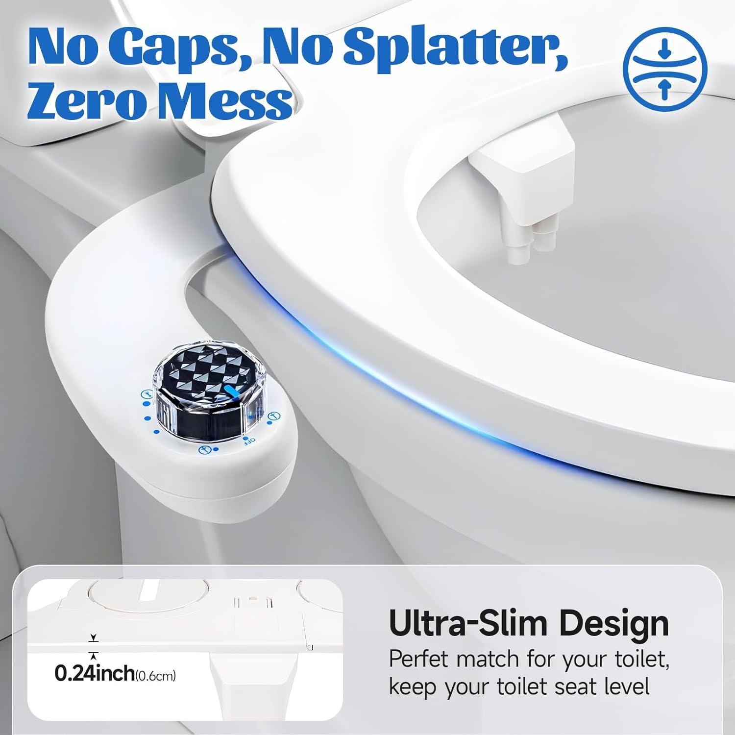 Accesorio de Bidet RENOOK ZJQ-Z con Doble Boquilla y Agua Fría