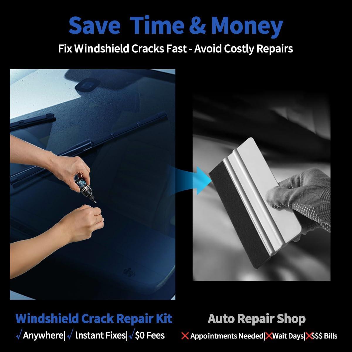 Kit de Reparación de Grietas en Parabrisas MILEBAS 40.8g