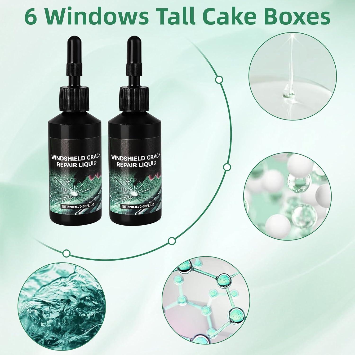 Kit de Reparación de Grietas en Parabrisas Genérico 2PCS