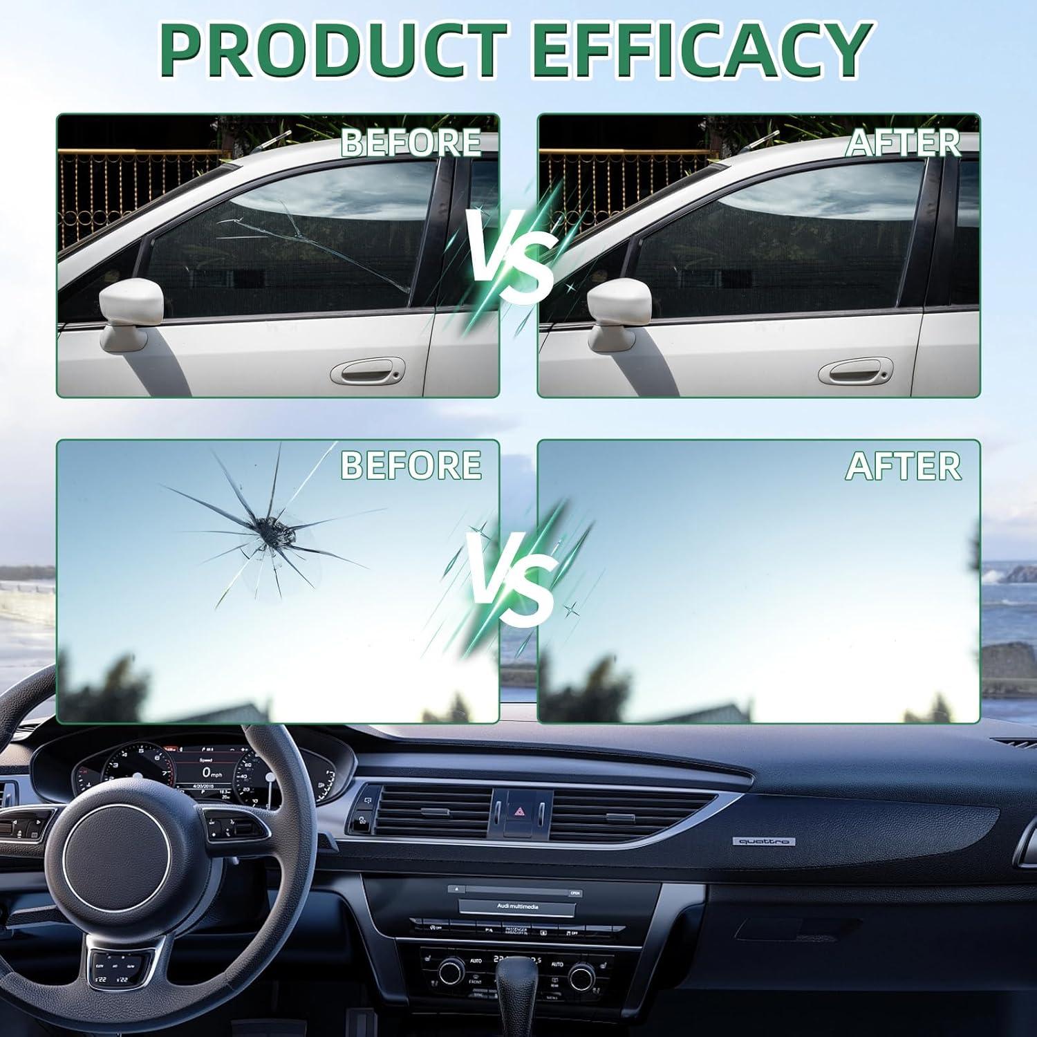 Kit de Reparación de Grietas en Parabrisas Genérico 2PCS