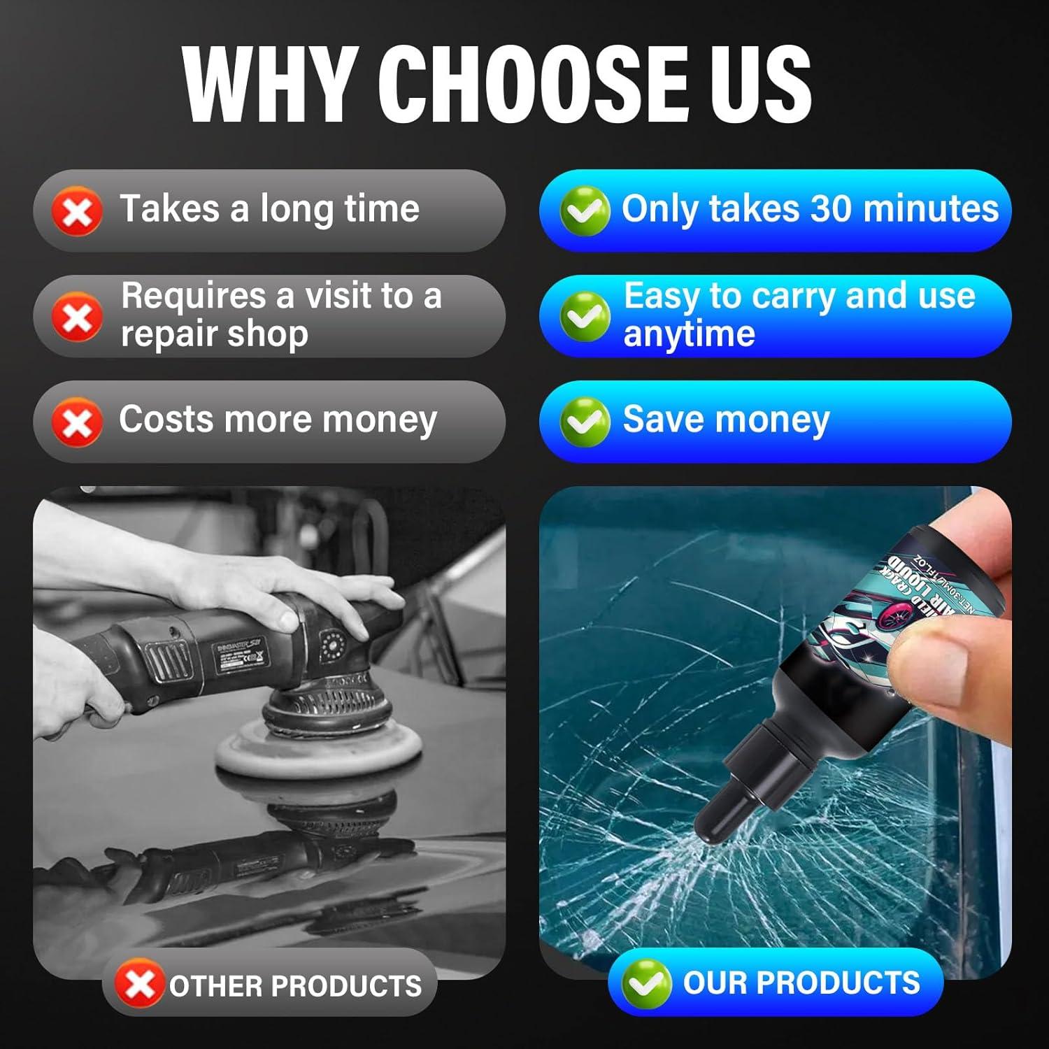 Kit de Reparación de Grietas Parabrisas Yee hfafa 2025 - 2 Piezas