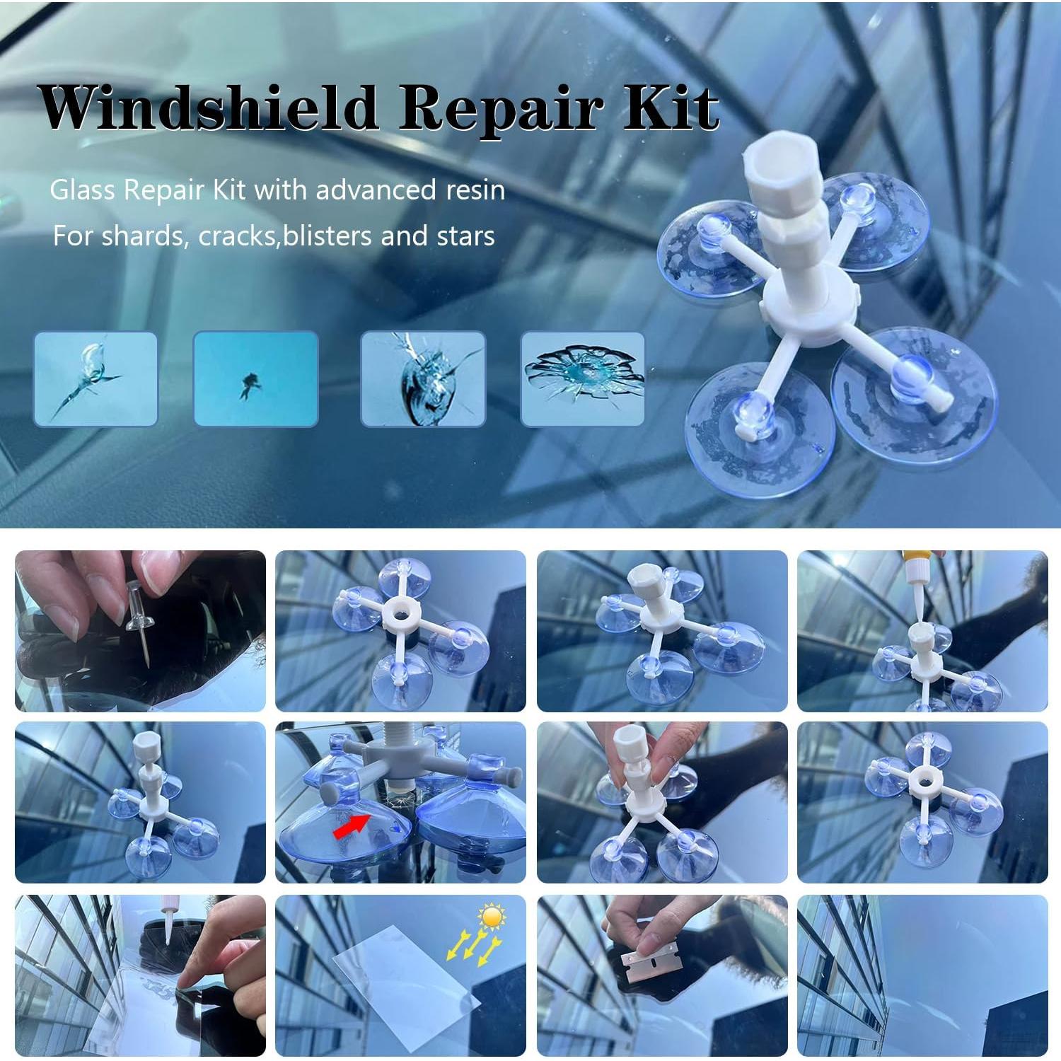 Kit de Reparación de Parabrisas Zupooko 1127 - 4 Piezas